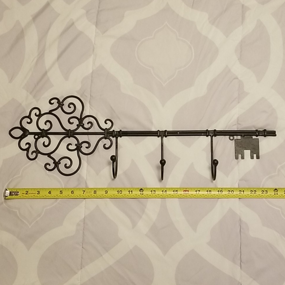 Black Metal Key/bag hook